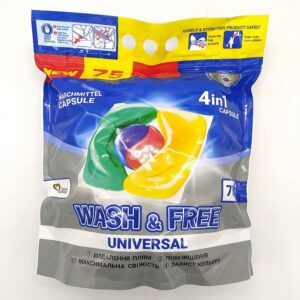 Wash & Free pesukapslid 75tk (DOYPACK)