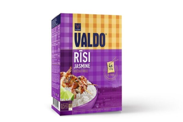 Rīsi 'JASMINE VALDO' 0,5 kg (4x125g)