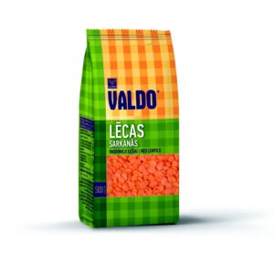 Punased poolitatud läätsed 'VALDO' 500 g