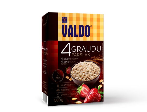 4 teraviljahelbed 'VALDO' 500g karp