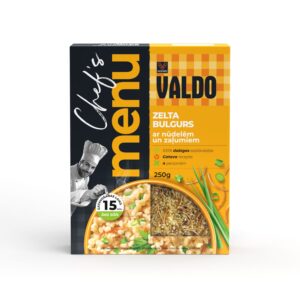 Kuldne bulgur VALDO nuudlite ja rohelistega 250 g