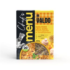 Kollane läätsesupp VALDO Prantsuse maitse šampanjaga 250g