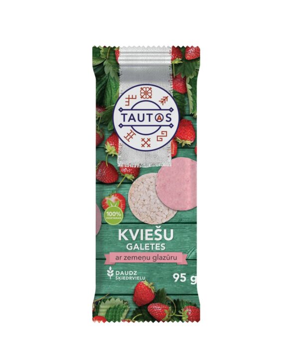 Nisugaletid 'TAUTAS' maasikaglasuuriga 95g