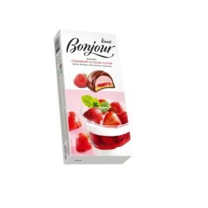 Magustoit "BONJOUR" maasika ja koore maitsega