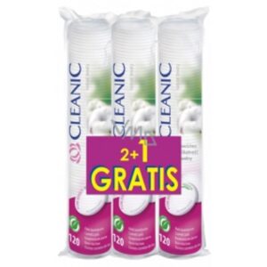 Cleanic puuvilla vatipadjad 3x120tk