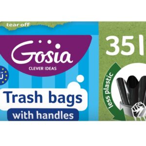 GOSIA prügikotid sangadega, väga tugev ECO/ 35l/ 14pcs