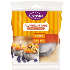 GOSIA alumiiniumist vormid muffini ja suflee 12tk