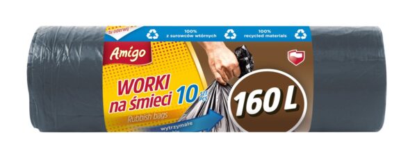 AMIGO prügikotid LDPE /160L /10 tk