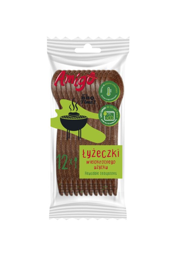 AMIGO Korduvkasutatavad teelusikad/ 12 tk