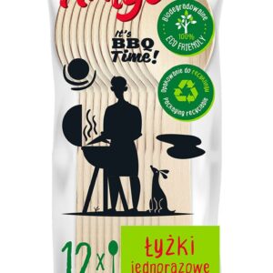 AMIGO Ühekordsed puidust supilusikad / 12 tk