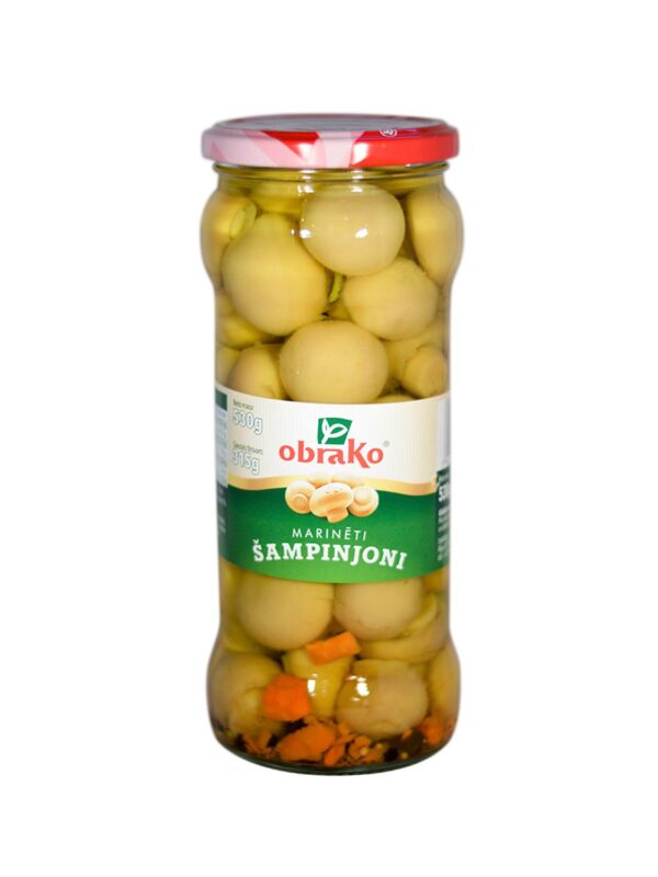 Marineeritud põldseened 530 g OBRAKO