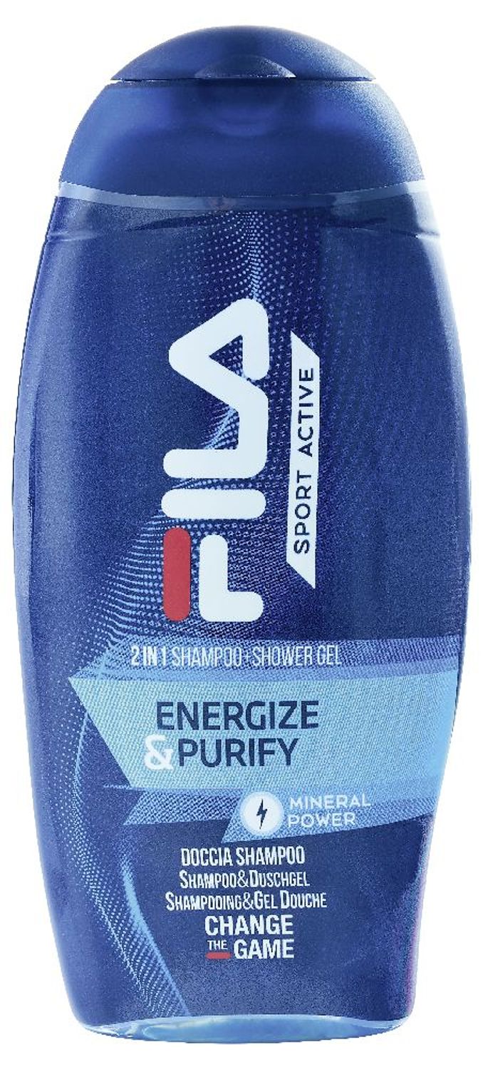 Fila dušigeel energiat andev & puhastav, 250ml pudel