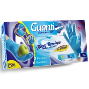 Ühekordsed TPE kindad 50tk, suurus m