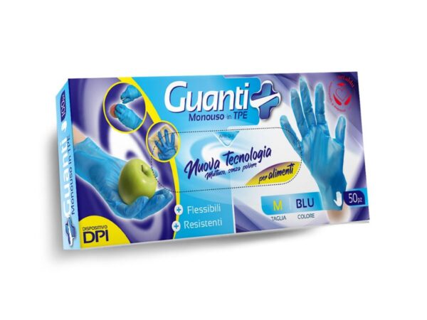 Ühekordsed TPE kindad 50tk, suurus m