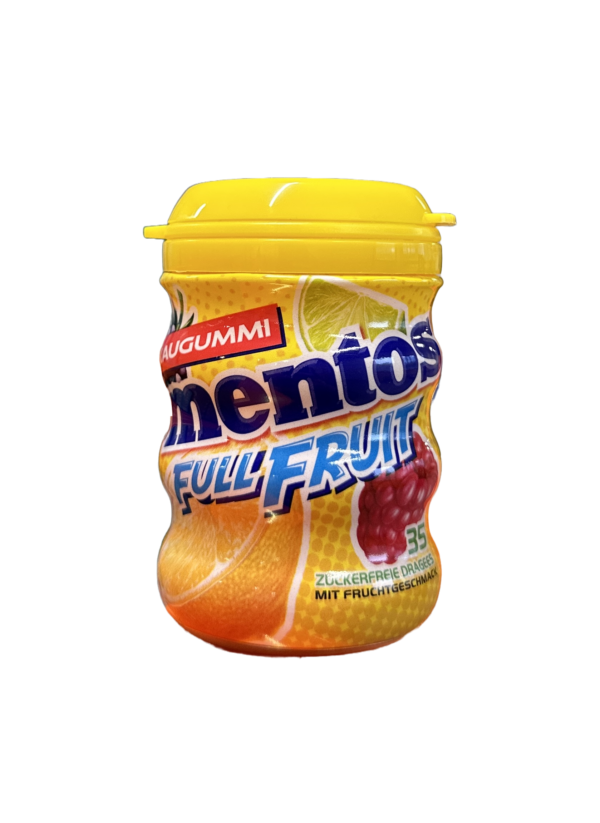 Mentos närimiskumm puuvilja suhkruvaba