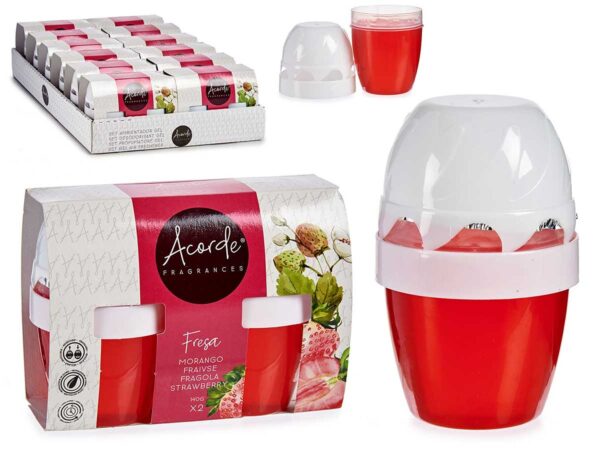 Komplekt 2 õhuvärskendaja geel 140gr x 2 maasikas