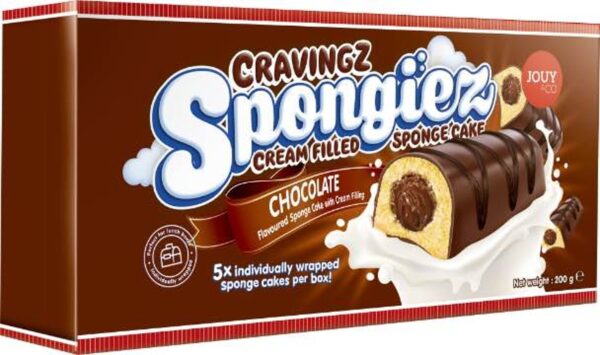 JouyCo Spongiez šokolaadi kattega 5*40g