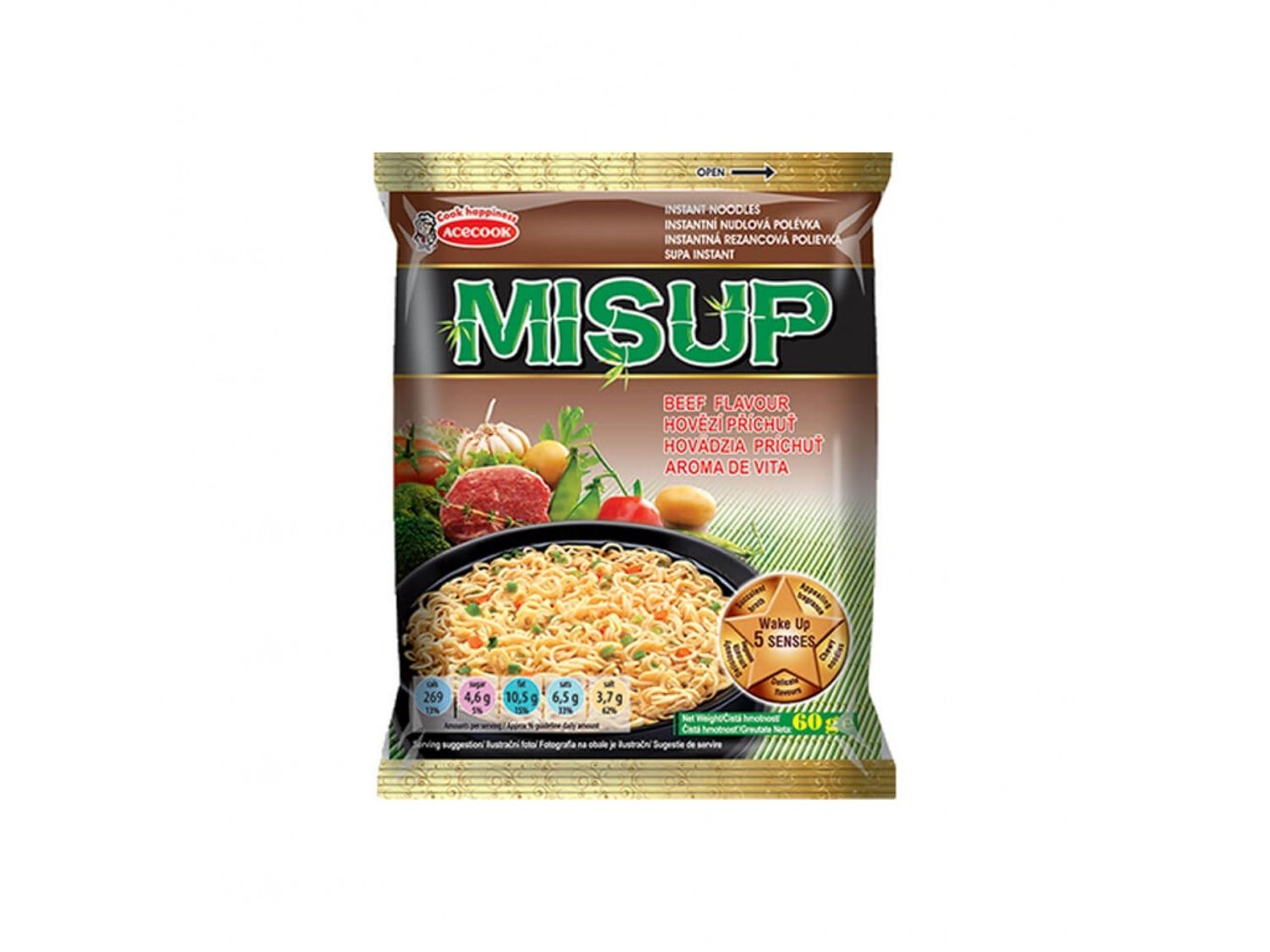 Veiselihamaitselised kiirnuudlid MISUP 60 g